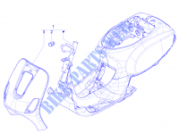 Châssis/coque pour VESPA LXV 4T 3V E3 de 2014