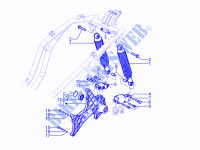 Suspension arrière   Amortisseur/s pour PIAGGIO BEVERLY RST/S 4T 4V IE E3 de 2013