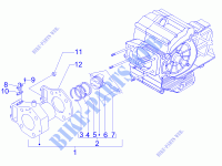 Groupe cylindre piston axe pour PIAGGIO MP3 500 Sport de 2013