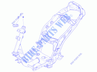 Châssis/coque pour PIAGGIO Zip 50 4T 25Km/h E4 de 2018