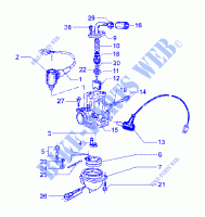 Carburettor mikuni pour GILERA Runner 125 FX 2T de 2001