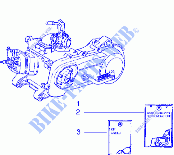 Engine pour GILERA Runner 125 FX 2T de 2000