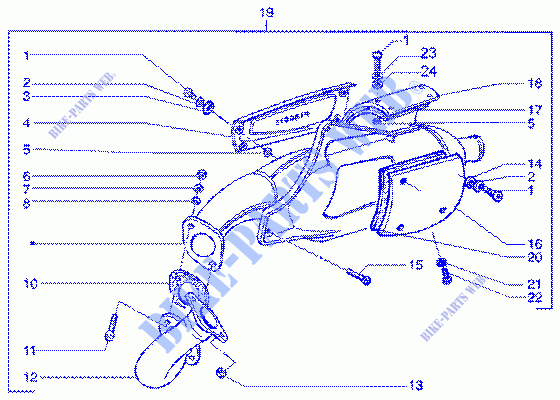Catalytic silencer pour GILERA Runner 180 FXR 2T de 1998