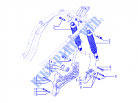 Suspension arrière   Amortisseur/s pour PIAGGIO BV 4T 4V ie E3 de 2014