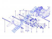 Bras oscillant pour PIAGGIO BV 4T 4V ie E3 ABS de 2015