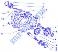 Arbre roue ar pour PIAGGIO Super Hexagon GTX de Other year