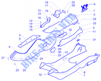 Protections Laterales Spoiler pour PIAGGIO X9 Evolution de Other year