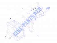 Groupe cylindre piston axe pour PIAGGIO Liberty 4T PTT (B-NL) de 2015