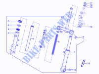 Fourche/tube direction   Ensemble butée dir. pour PIAGGIO Typhoon 4T 2V E3 de 2014