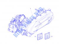 Moteur complet pour PIAGGIO X10 4T 4V I.E. E3 de 2014