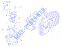 Corps papillon   Injecteur   Raccord d'admission pour PIAGGIO X10 4T 4V I.E. E3 de 2013