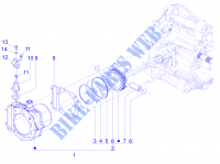 Groupe cylindre piston axe pour PIAGGIO X10 4T 4V I.E. E3 de 2013