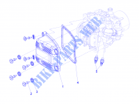 Couvercle culasse pour GILERA Fuoco 4T-4V ie E3 LT de 2014