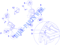 Inverseurs   Commutateurs   Boutons   Interrupteurs pour GILERA Fuoco 4T-4V ie E3 LT de 2014