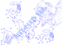 Logement roue   Garde boue pour GILERA Fuoco 4T-4V ie E3 LT de 2014